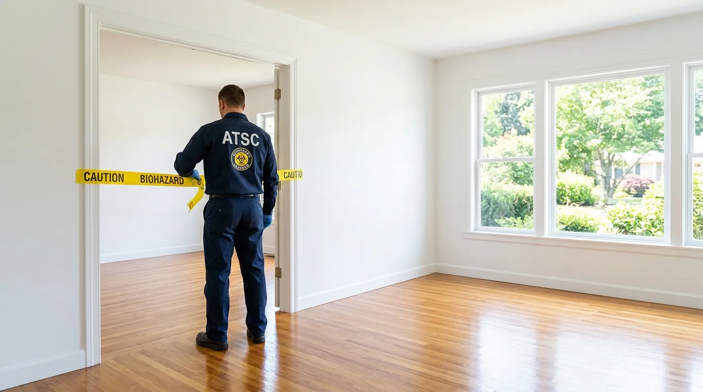 Certified biohazard cleanup crew performing Decomposition Cleanup in Deerfield Beach