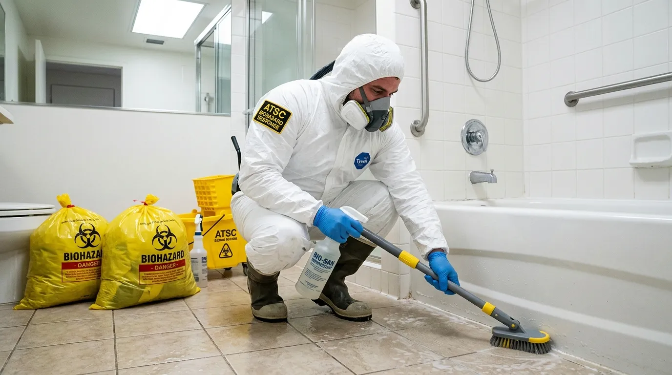 Decontamination equipment deployed for Blood Cleanup in Deerfield Beach